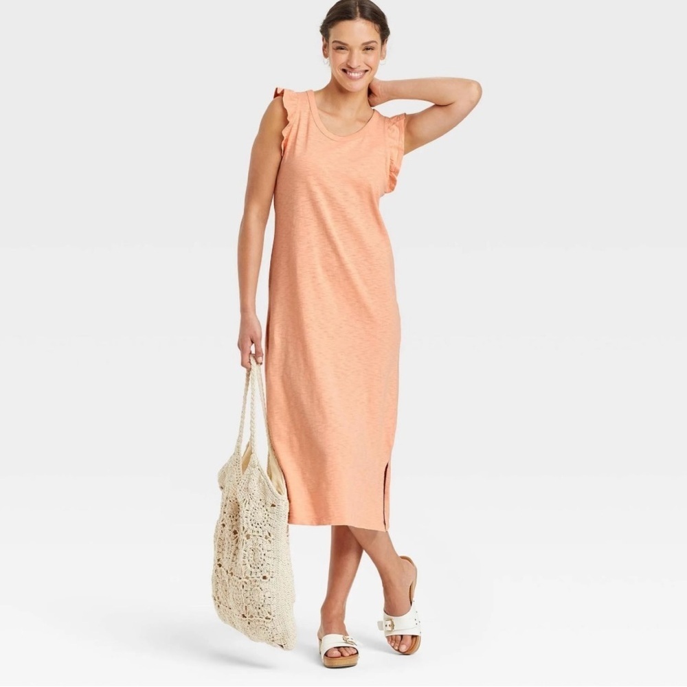 Midi Sleeveless Beach Dress NWT
